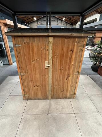 Tuinkast Bayern vuren groen geïmpregneerd incl. dakleer beschikbaar voor biedingen