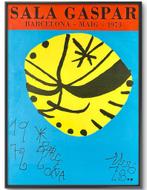 Joan Miró - Sala Gaspar, Barcelona - Originele Litho 1973, Antiek en Kunst, Ophalen of Verzenden