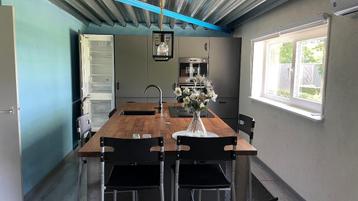 IKEA Metod keuken – grijze fronten, kookeiland & inbouwappar - afbeelding 1