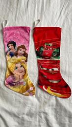 2x Disney kerstsok prinsessen en cars NIEUWSTAAT, Ophalen of Verzenden, Zo goed als nieuw