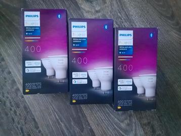 Philips Hue GU10 White and color ambiance duopack beschikbaar voor biedingen