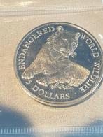 Cook Islands, 5 dollar 1990 (18), Ophalen of Verzenden, Zilver