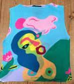 Desigual top kunst Makaroff shirt maat S, Maat 38/40 (M), Blauw, Ophalen of Verzenden, Zo goed als nieuw