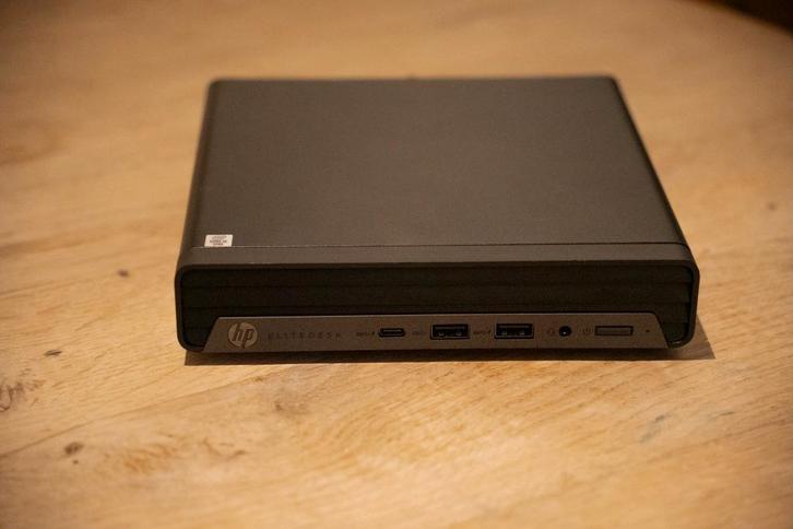 HP EliteDesk 800 G6 DM met extra poorten, Computers en Software, Desktop Pc's, Zo goed als nieuw, 2 tot 3 Ghz, SSD, 16 GB, Ophalen of Verzenden