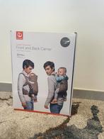 Stokke mycarrier front and back bruin, Ophalen, Zo goed als nieuw, Buik of Rug, Draagzak