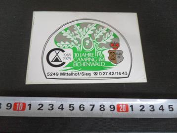 sticker Oostenrijk Mittelhof Sieg Camping im Eichenwald  beschikbaar voor biedingen