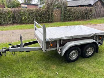 Tandemas aanhanger - verhoog schotten - veewagen beschikbaar voor biedingen