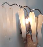 Wandlampje met glazen pegels, Ophalen of Verzenden, Zo goed als nieuw, Glas