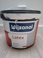 Wijzonol latex ral 9010, Doe-het-zelf en Verbouw, Verf, Beits en Lak, 5 tot 10 liter, Ophalen, Wit, Verf