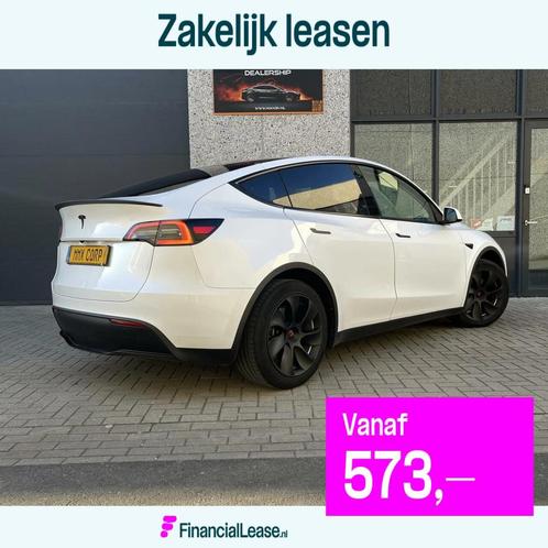 Tesla model Y Wit 2023 MMX PACK, Auto's, Tesla, Bedrijf, Lease, Financial lease, Model Y, Bluetooth, Lederen bekleding, Navigatiesysteem
