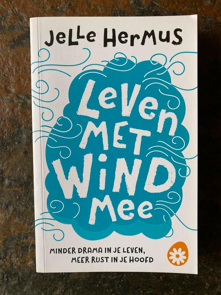 Jelle Hermus - Leven met wind mee, Boeken, Psychologie, Zo goed als nieuw, Ophalen of Verzenden