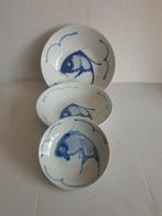 Chinees porselein - koi karpers bordjes, Antiek en Kunst, Ophalen of Verzenden