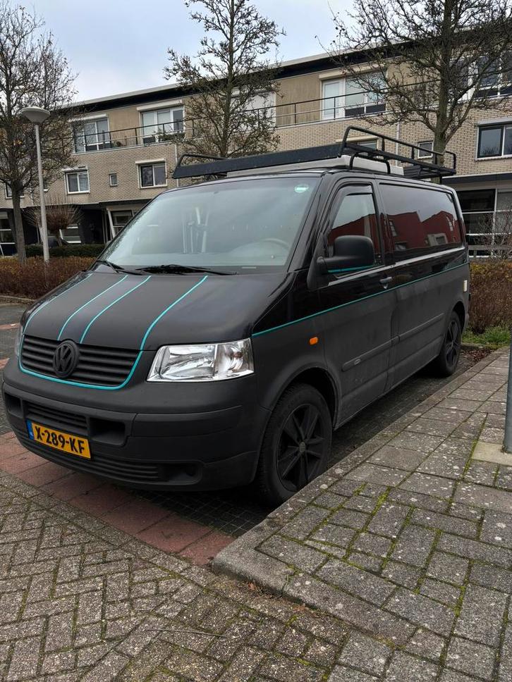 Volkswagen 2005 camper, Auto's, Volkswagen, Particulier, Diesel, Origineel Nederlands, Zwart, Ophalen