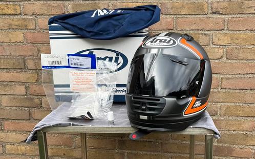 Arai Rebel Trophy Orange + donker vizier maat XS/54 cm, Motoren, Kleding | Motorhelmen, Integraalhelm, XS, Arai, Tweedehands, Ophalen of Verzenden