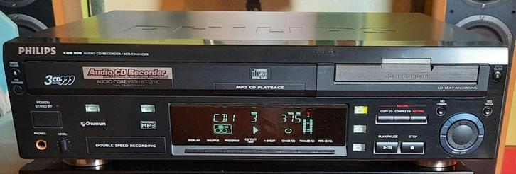 Te koop Philips cdr800 cd speler 3 cd wisselaar ✅️, Audio, Tv en Foto, Cd-spelers, Gebruikt, Philips, Wisselaar, Ophalen
