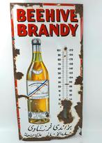 Beehive Brandy emaille reclamebord, Ophalen of Verzenden, Gebruikt, Reclamebord