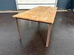 Industriële Eettafel Steigerhout Metaal Tafel 200x100, Huis en Inrichting, Tafels | Eettafels, Ophalen, Gebruikt, 100 tot 150 cm