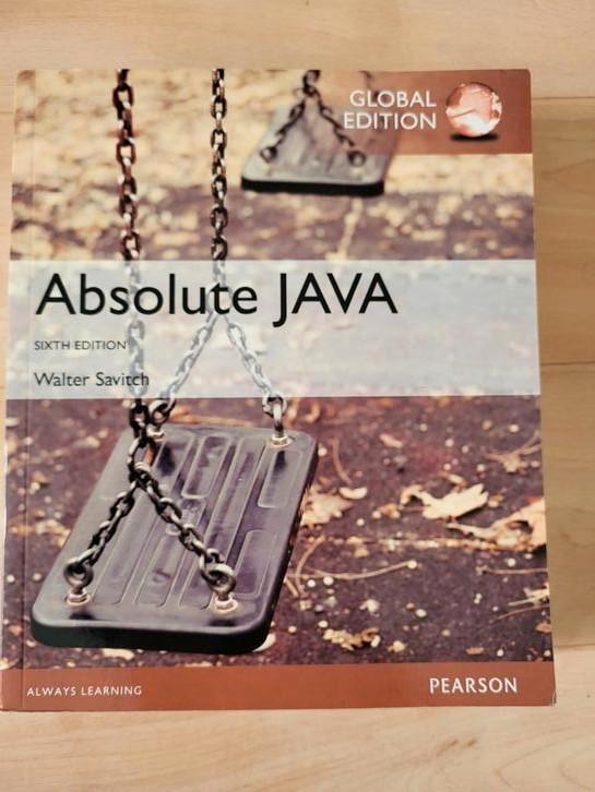 Kenrick Mock - Absolute Java 6e PGE boek, Boeken, Informatica en Computer, Zo goed als nieuw, Programmeertaal of Theorie, Ophalen of Verzenden