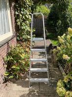 Huishoudtrap 5 treden, Doe-het-zelf en Verbouw, Ladders en Trappen, Ophalen, Gebruikt, Trap, Opvouwbaar of Inschuifbaar