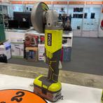 Ryobi R18AG Haakse Slijper + 2x 4.0Ah Ryobi Accu & Acculader, Doe-het-zelf en Verbouw, Ryobi, Zo goed als nieuw, Support@ryobi.com