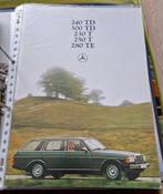 Folders Mercedes T-Klasse (W123), Boeken, Auto's | Folders en Tijdschriften, Ophalen of Verzenden, Zo goed als nieuw, Mercedes