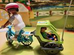 Playmobil fiets met karretje, Ophalen of Verzenden, Zo goed als nieuw, Complete set