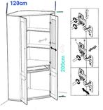 Mooie kast , hoekkast,  echte hout , opbergkast, Huis en Inrichting, Kasten | Wandmeubels, Ophalen, Zo goed als nieuw, 25 tot 50 cm