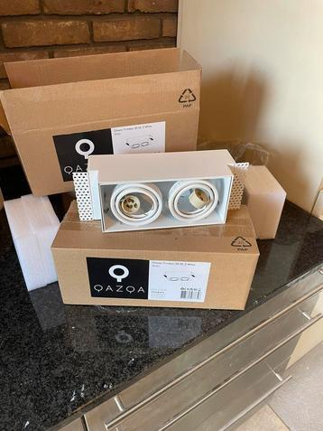 Qazqa inbouwspots - dubbele inbouw licht spotjes - Nieuw beschikbaar voor biedingen
