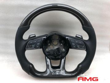 Audi S Line Stuur 8W A3 S3 RS S4 RS4 S5 RS5 Leer Carbon beschikbaar voor biedingen
