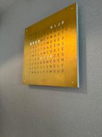 Nieuw Qlocktwo Earth 45 Woordklok Goud Design Gold Klok