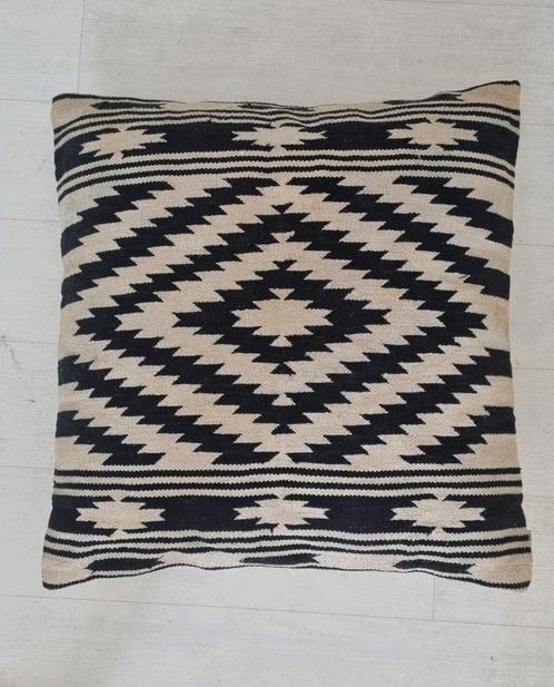 Boho Kelim (zit)kussen Sissy-Boy, Huis en Inrichting, Woonaccessoires | Kussens, Gebruikt, Beige, Vierkant, Ophalen