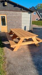 Zware picknicktafel, Tuin en Terras, Ophalen, Nieuw, Rechthoekig, Hout