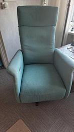 Turquoise Relaxfauteuil Montel - Elektrisch, Huis en Inrichting, Fauteuils, Ophalen, Gebruikt, 75 tot 100 cm, Metaal