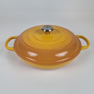 Le Creuset Signature Campagnard Braadpan 30cm-3,2L in Nectar beschikbaar voor biedingen
