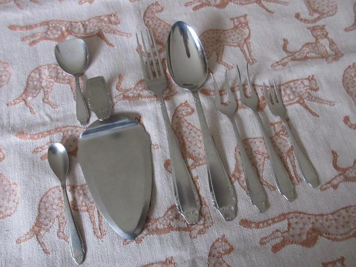 Gero Zilmeta 763 Losse Delen, Huis en Inrichting, Keuken | Bestek, Gebruikt, Rvs of Chroom, Vaatwasserbestendig, Ophalen of Verzenden