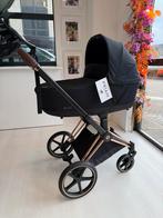 Showmodel Cybex Priam Kinderwagen Rose Gold - Sepia Black, Kinderen en Baby's, Kinderwagens en Combinaties, Ophalen, Zo goed als nieuw