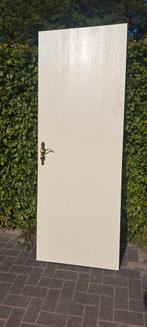 Stompe Binnendeur met Houtnerf, Ophalen of Verzenden, Gebruikt, Binnendeur, 200 tot 215 cm