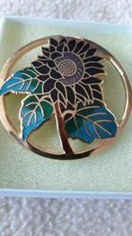 Prachtige broche, emaille/cloissonné, Sieraden, Tassen en Uiterlijk, Antieke sieraden, Ophalen of Verzenden, Overige materialen