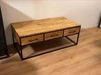 Salontafel/Tv meubel mango hout, Ophalen, 100 tot 150 cm, 50 tot 100 cm, Zo goed als nieuw