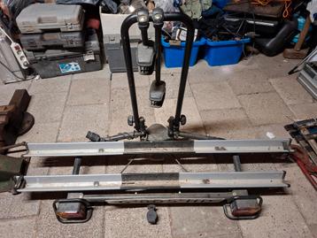 Fietsdrager voor 2 electrische fietsen op trekhaak incl 7/13 beschikbaar voor biedingen