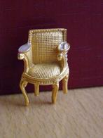 BROCHE PIN VERGULD KARL LAGERFELD LOUIS XVI STOEL 3,6 CM, Sieraden, Tassen en Uiterlijk, Broches, Overige materialen, Met edelsteen