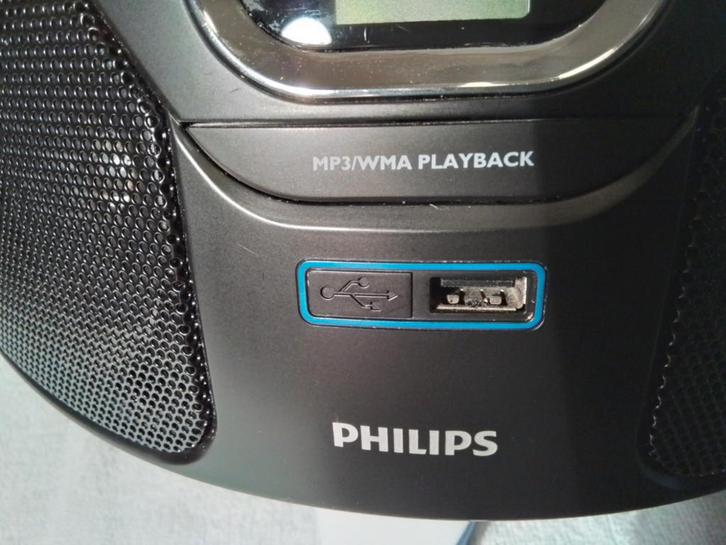 Philips stereo Radio cd-speler met USB, Audio, Tv en Foto, Radio's, Zo goed als nieuw, Radio, Met cd-speler, Ophalen