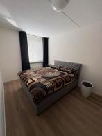 Boxspring 160x200, Ophalen, Tweepersoons, Zo goed als nieuw, Grijs