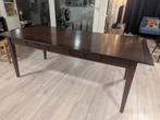 Vintage massief eikenhouten tafel 200x90, Huis en Inrichting, Tafels | Eettafels, Ophalen, Eikenhout, 200 cm of meer, 50 tot 100 cm