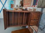 Leuke jaren 80 Boekenkast eikenhout Izgst. Zie omschr,, Huis en Inrichting, Kasten | Boekenkasten, Ophalen, Zo goed als nieuw