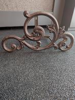 Tuinwanddecoratie smeedijzeren slangen haspel, Ophalen of Verzenden, Gebruikt