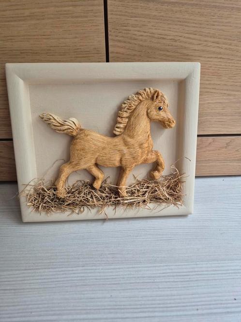 Wanddecoratie Paard Reliëf, Huis en Inrichting, Woonaccessoires | Overige, Gebruikt, Ophalen