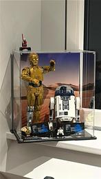 Lego Star Wars C-3PO & R2-D2 in Vitrine, Ophalen of Verzenden, Zo goed als nieuw, Complete set, Lego