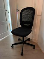 Gratis op te halen - zwarte bureaustoel, Ophalen of Verzenden, Gebruikt, Zwart
