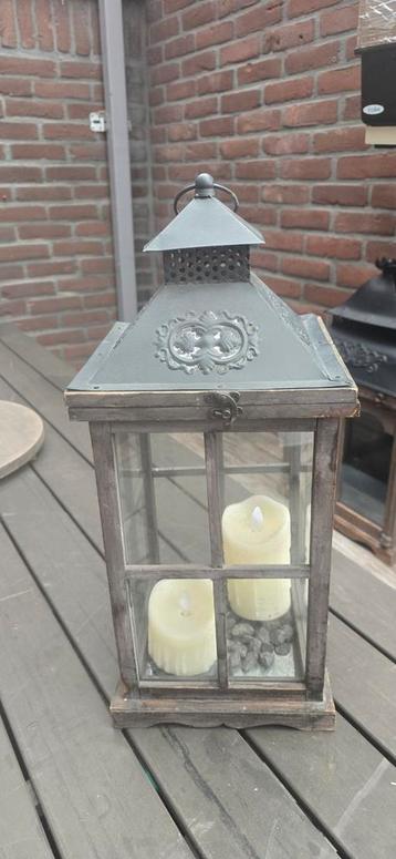 Te koop: Sfeervolle vintage lantaarn/ kandelaar  beschikbaar voor biedingen